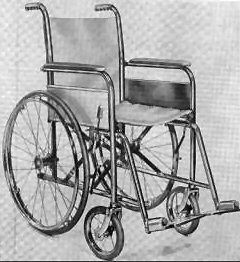 Folding wheelchair from 1932.