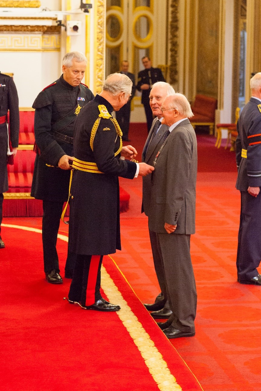 Brothers Brian and Alan Stannah receive MBE for their services to British manufacturing
