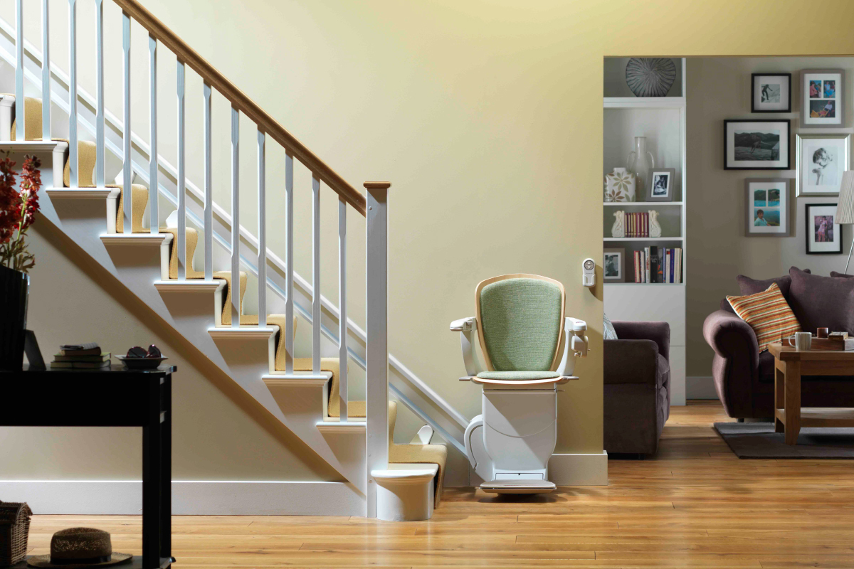 Stannah stairlift helps seniors age in place